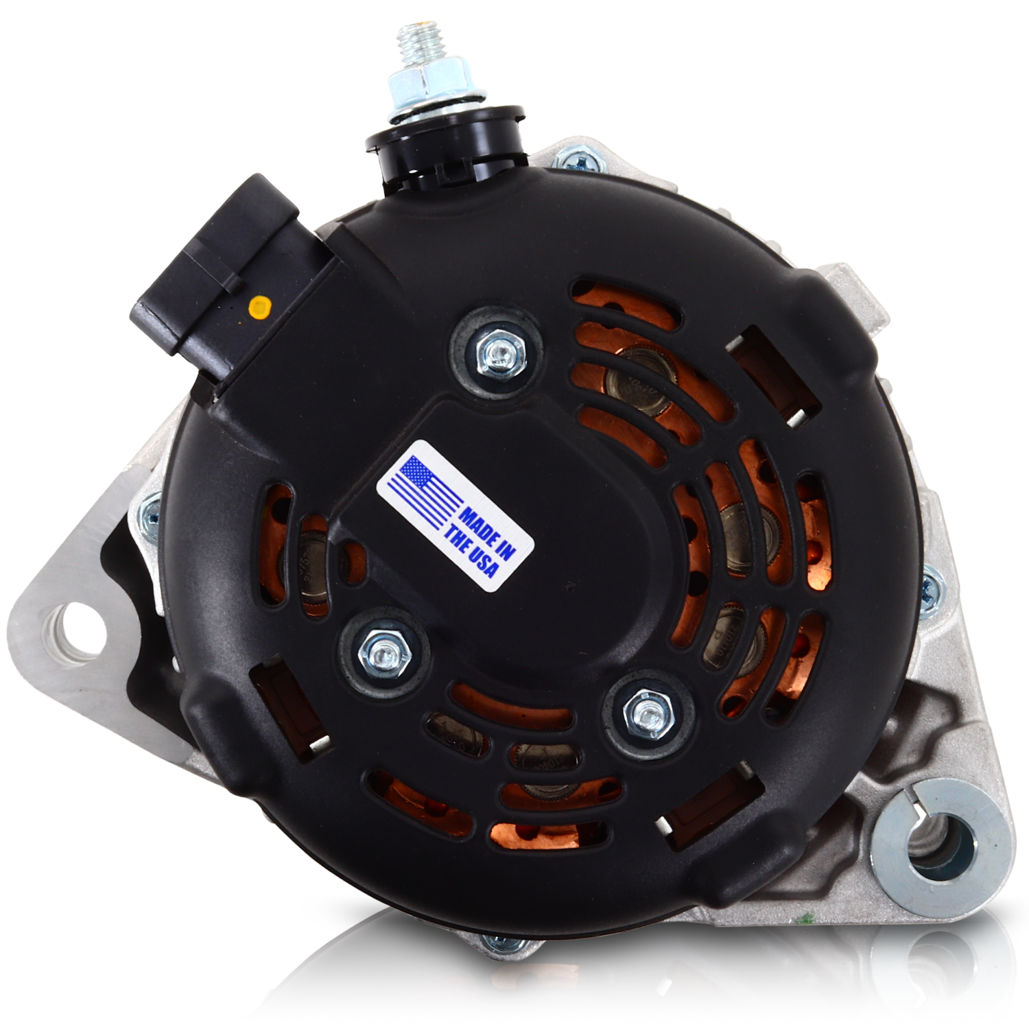170 amp high output racing alternator for Toyota Supra 1JZ 2JZ - 1 wire turn on