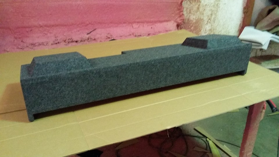 Single 12 Sub Box 2014-2016 Chevy GM Crew Cab Trucks