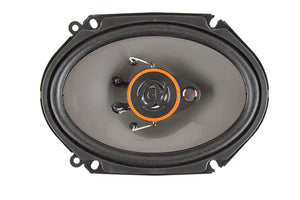 Alphasonik AS268P 6x8 inch 350 Watts Max 3-Way Car Audio Coaxial Speakers (2 Pairs)