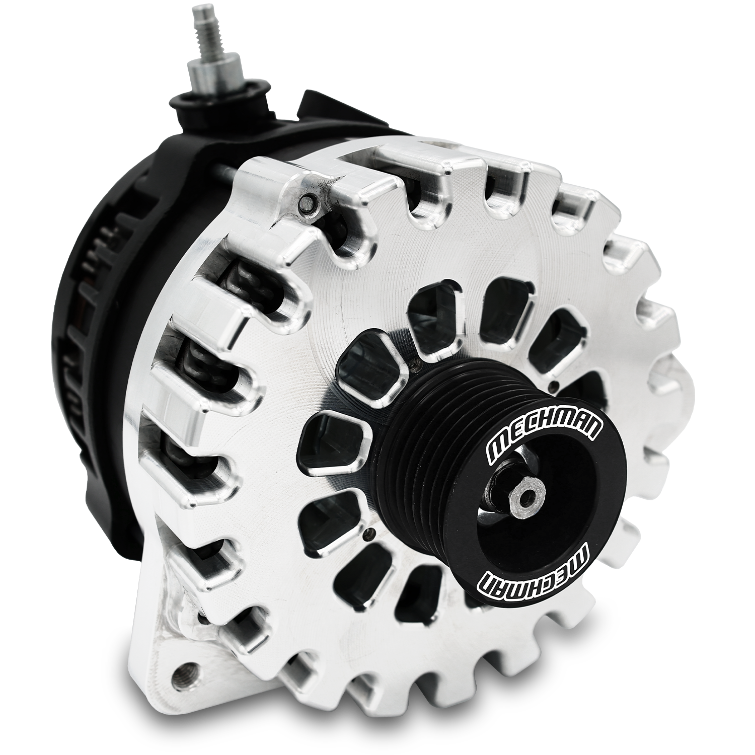 Mechman 400 Amp Machined Billet Alternator for Nissan & Infiniti 2.4L 3.0L 3.5L B13826400M