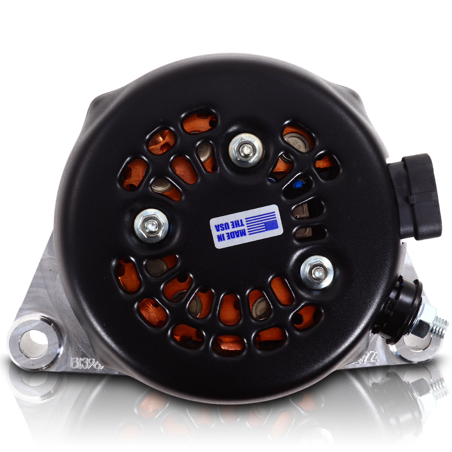 S Series Billet 240 AMP Racing Alternator For C6 Corvette - Machined Finish