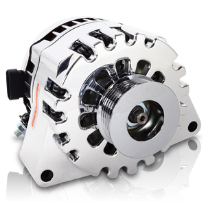 S Series Billet 240 AMP Racing Alternator For C6 Corvette - Chrome Finish