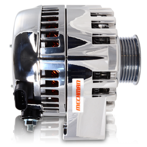 S Series Billet 240 AMP Racing Alternator For C6 Corvette - Chrome Finish