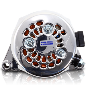 S Series Billet 170 AMP Racing Alternator For C6 Corvette - Chrome Finish