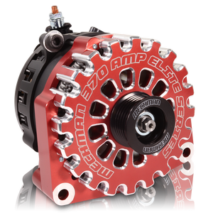 High output 370 Amp Red Billet  Alternator for 14-18 GM Silverado Sierra Suburban Tahoe Escalade