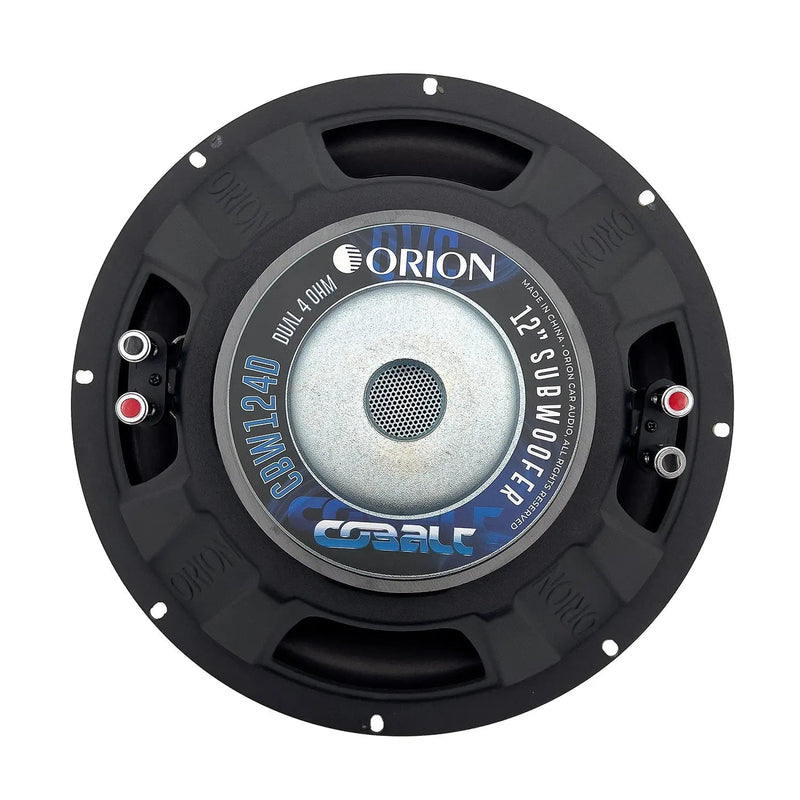 Orion CBW124D - 12 Inch Subwoofer 400 Watts RMS 4-Ohm DVC
