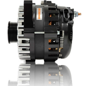 E Series Billet 250A alt - Fits 6/12 CS144 - BLACK finish