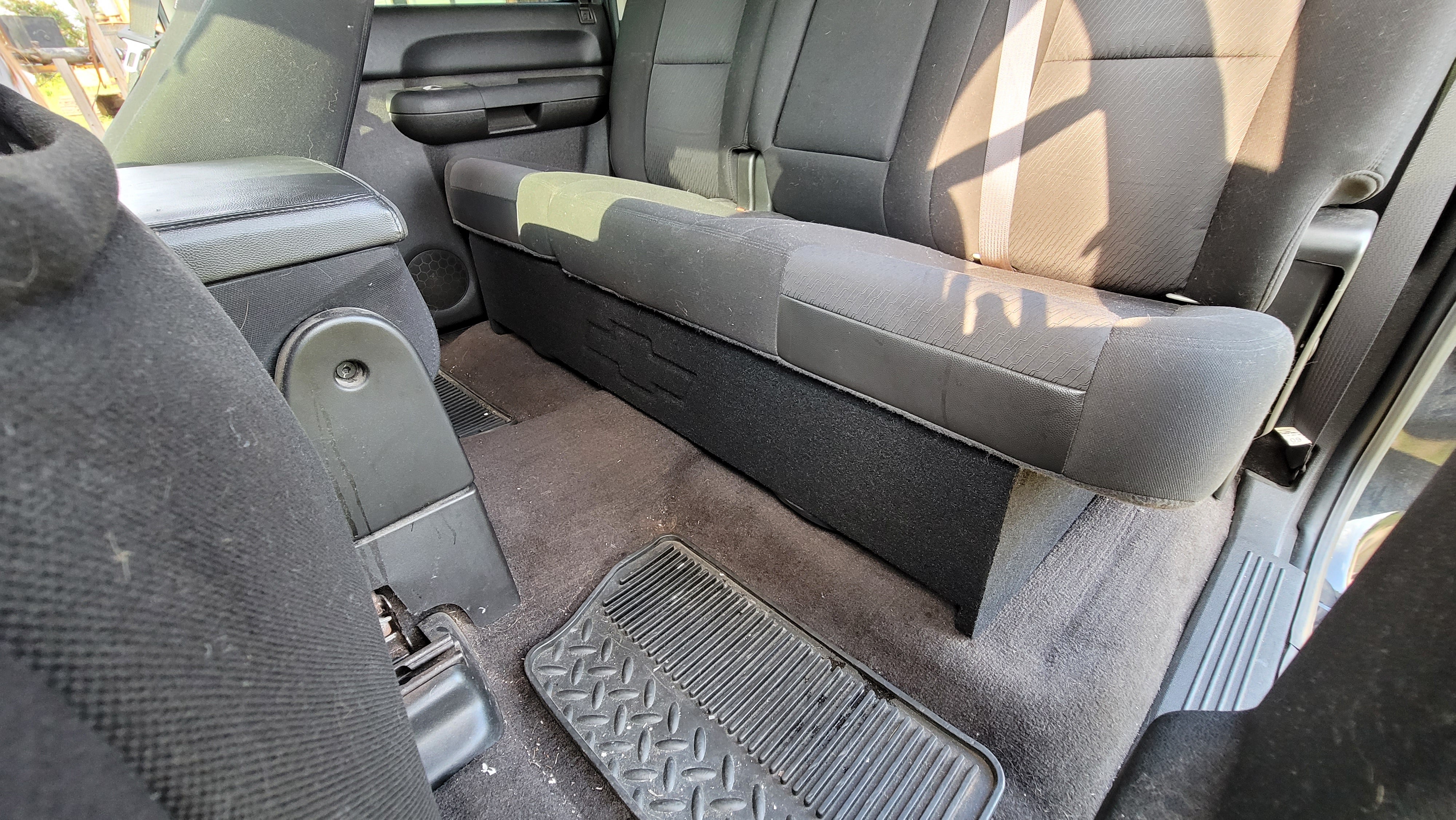 2019-23 SILVERADO CREW CAB DUAL SUBWOOFER BOX