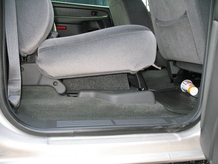 Single Sub Box 2003-2006 GM Sierra 1/2 ton Crew