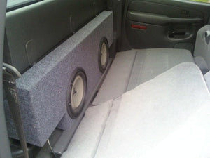 Dual Sub Box 2003-2006 GM Sierra 1/2 ton Crew