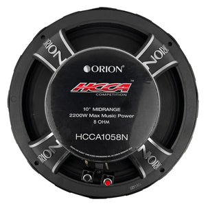 Orion HCCA1058N - 10 inch 8 Ohm Neodymium Midrange Speaker 550 Watts RMS