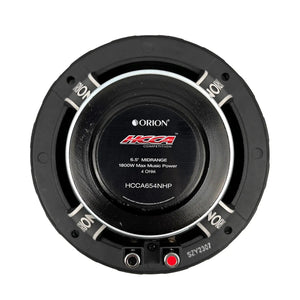 Orion HCCA654NHP - 6.5 inch 4 Ohm High Efficiency Midrange Speaker 450 Watts RMS