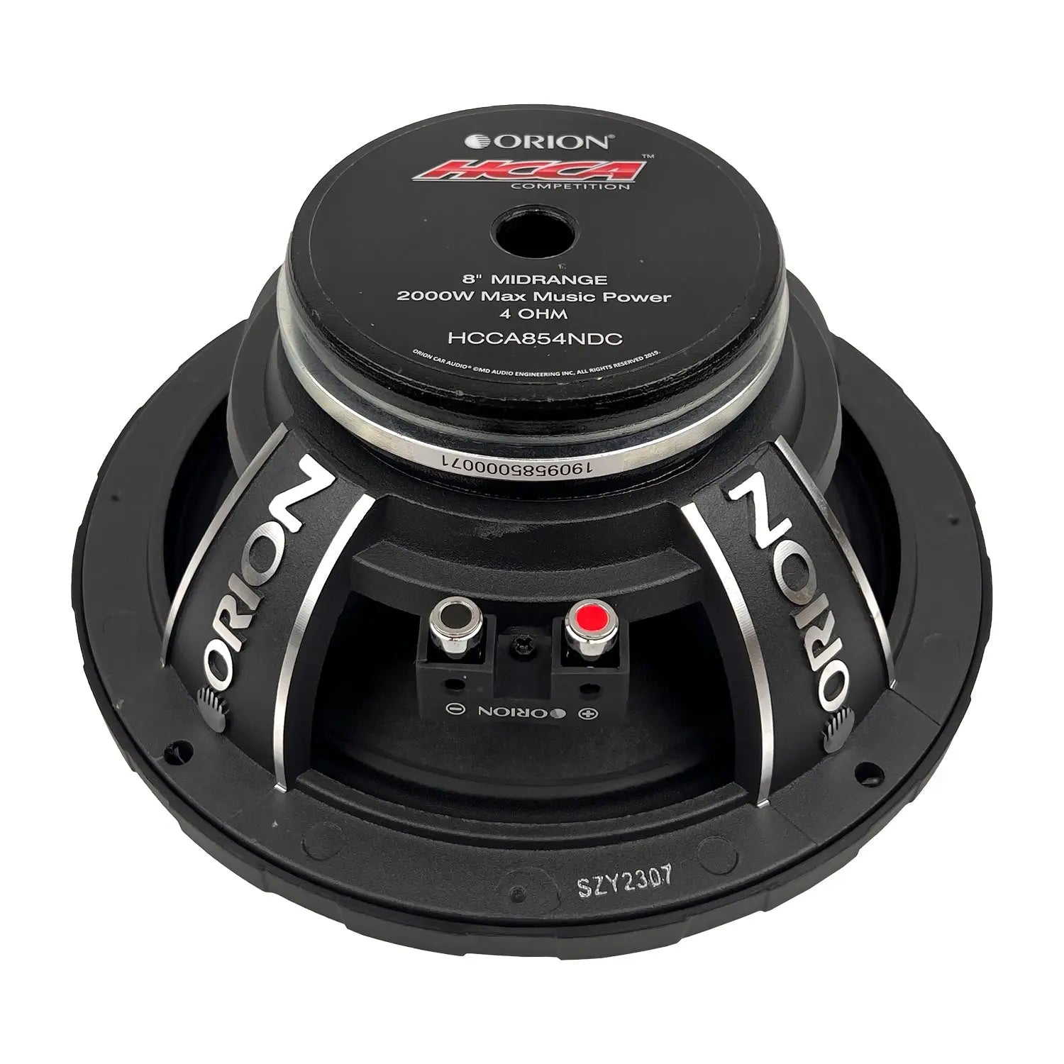 Orion HCCA854NDC - 8 inch 4 Ohm Dust Cap Midrange Speaker 500 Watts RMS