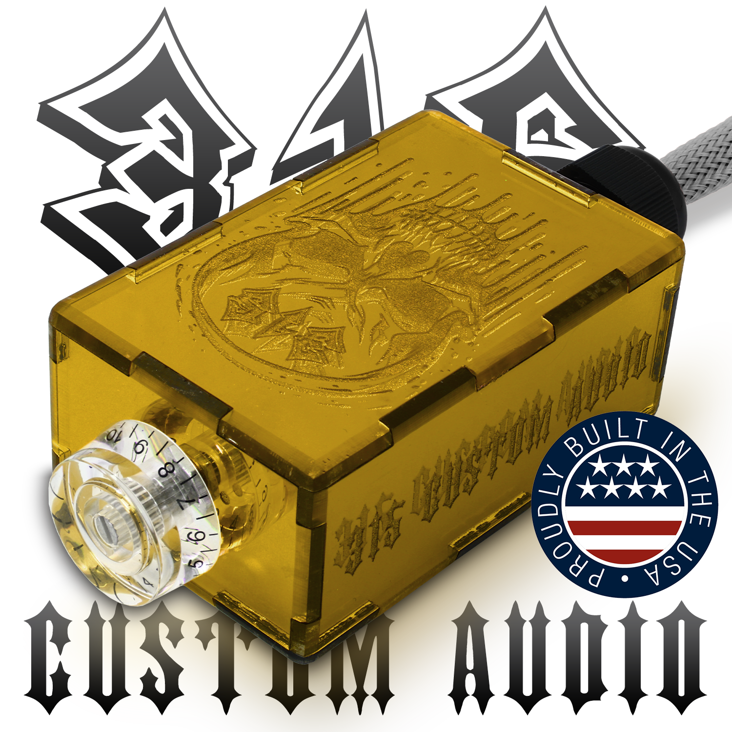 Mini Mirrored Bass Knob by 315 Custom Audio