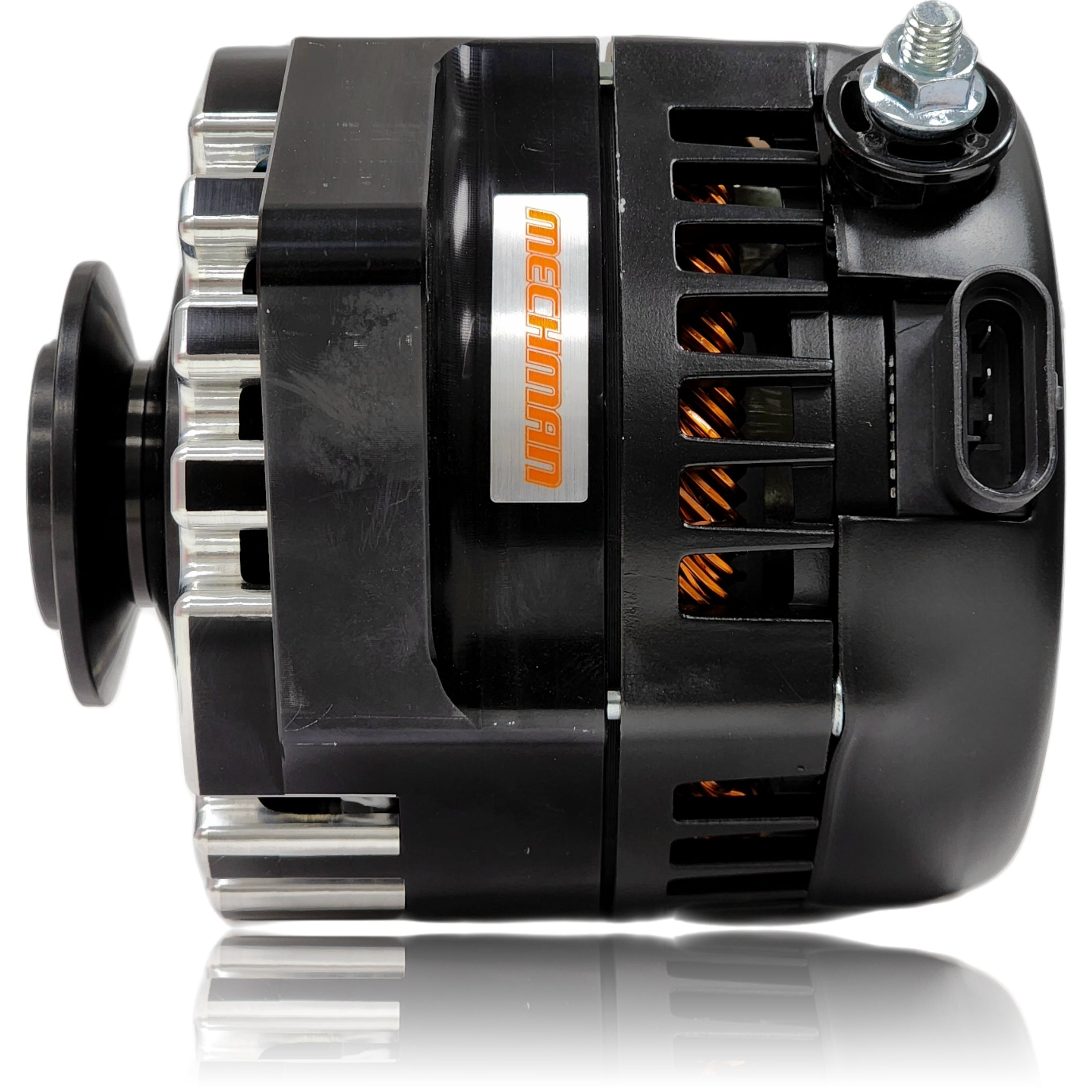 S Series Billet 170a racing alt - Early Ford - Black