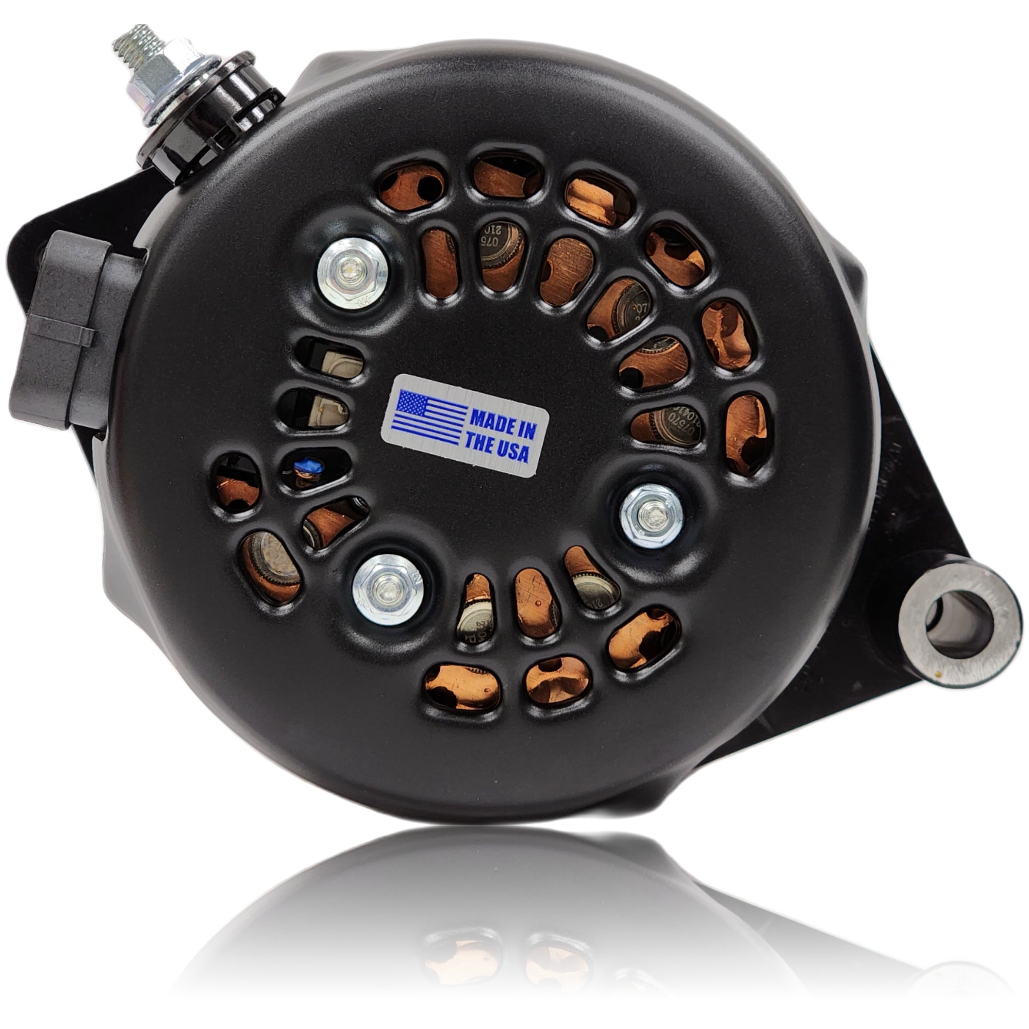 S Series Billet 170a racing alt - Early Ford - Black