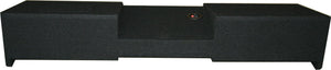 (Open Box) DUAL Sub Box w/AMP RACK 2007-2013 GM SIERRA CREW