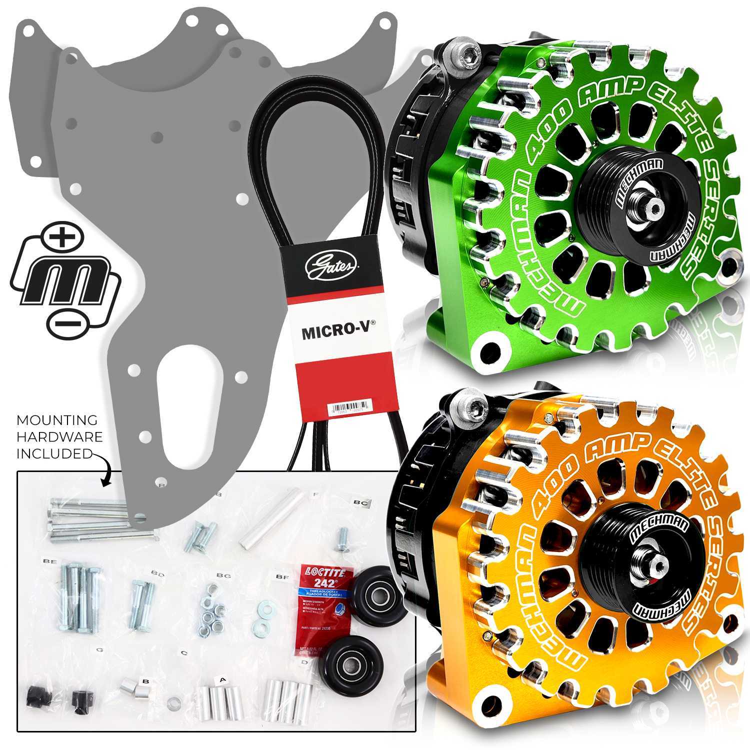 Mechman 800 Amp Mix Match Dual Alternator Kit for 2005 - 2013 GM Trucks