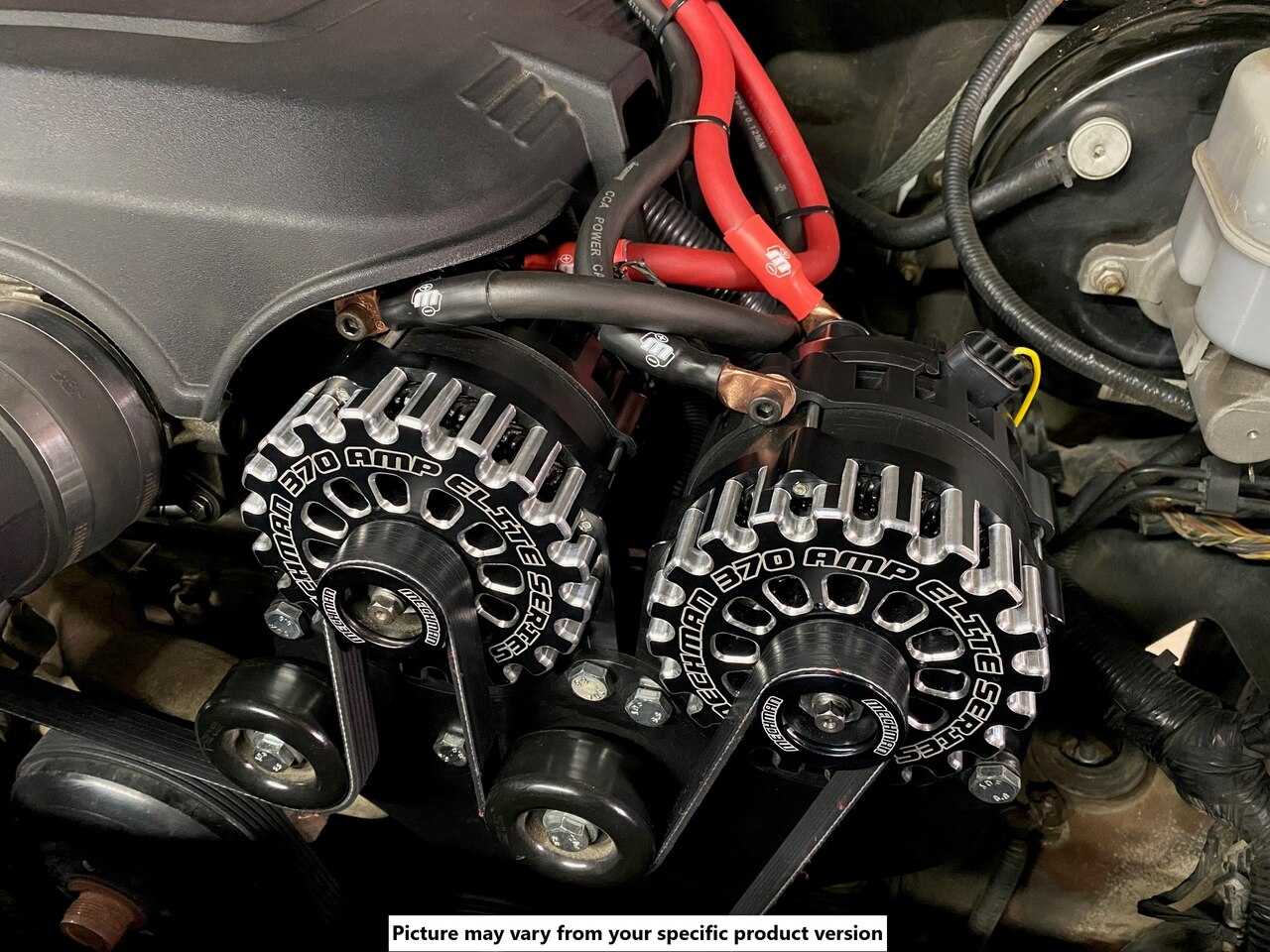 Mechman 800 Amp Mix Match Dual Alternator Kit for 2005 - 2013 GM Trucks