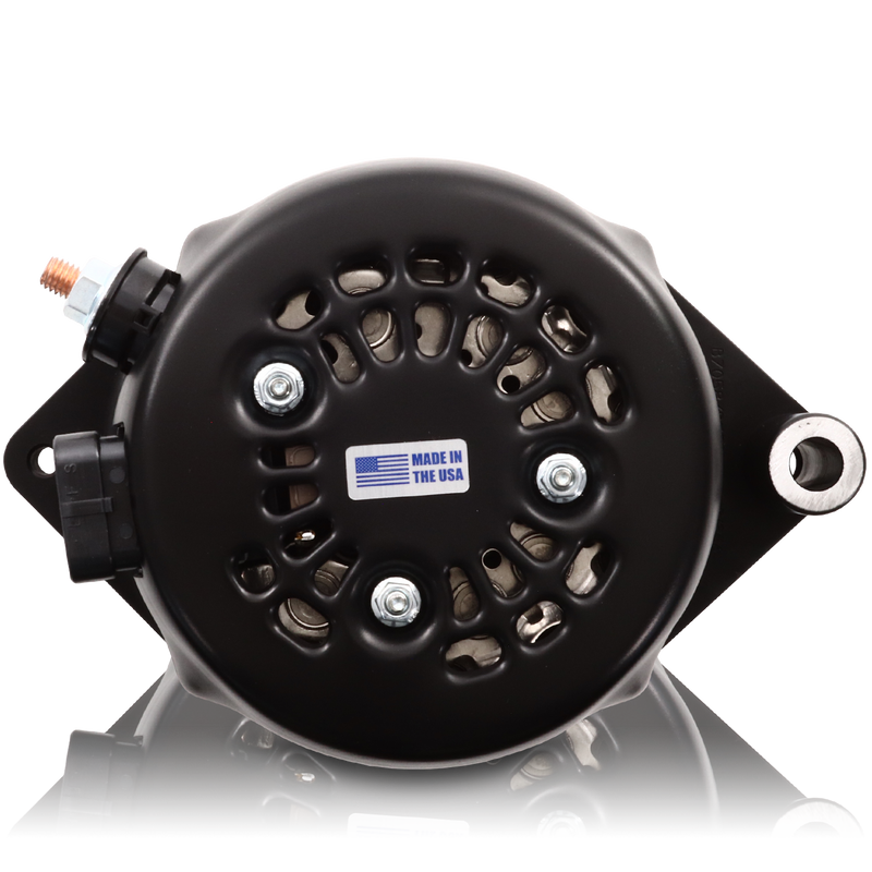 S Series Billet 320a racing alt - 6/12 Ford 6S - Black