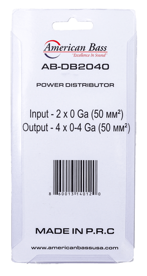 American Bass American Bass AB-DB2040 — 0 Gauge Power Distribution Block
