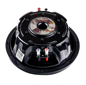 HAWK Slim 10″ Car Subwoofer | 700 Watts RMS | Dual Voice Coil 2 Ohm (Shallow Mount) - 2 Ohm