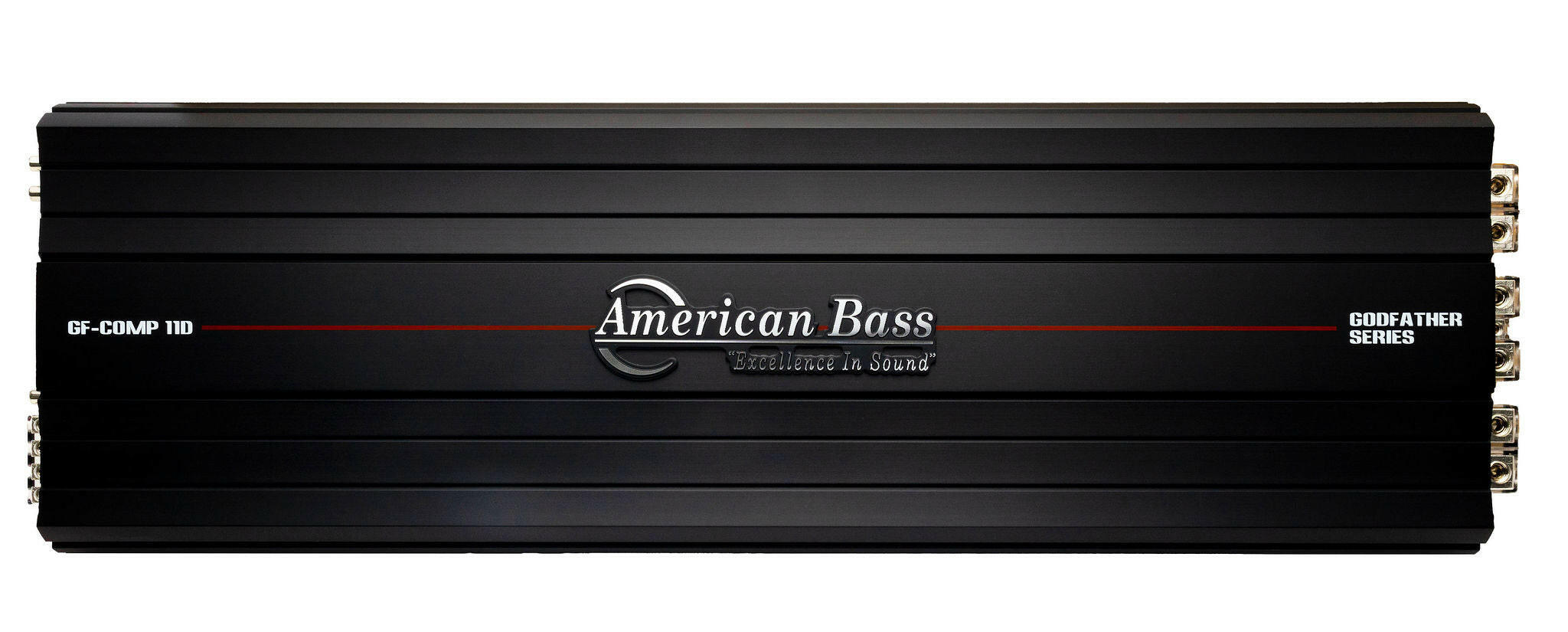 American Bass Power Pack: 2 Godzilla 15 Subwoofers + Godfather Comp 11D Amplifier
