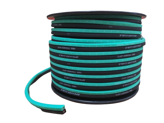 Full Tilt 16 Gauge Teal/Black 100' Tinned OFC Oxygen Free Copper Wire