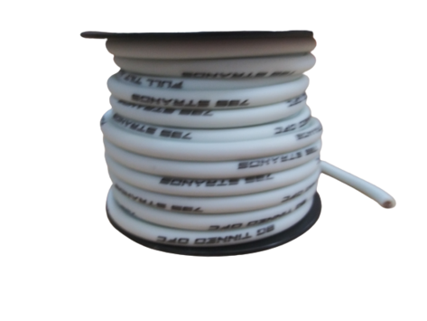 Full Tilt 8 Gauge White 50' Tinned OFC Oxygen Free Copper Power/Ground Cable/Wire