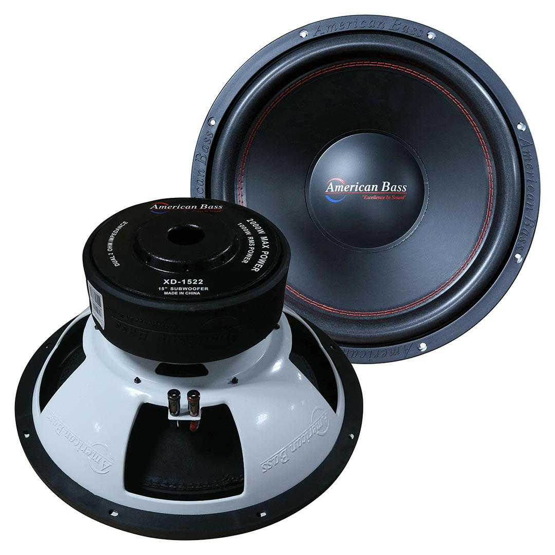 XD 15″ Car Subwoofer | 1000 Watts RMS | Dual Voice Coil 2 Ohm   Version 2